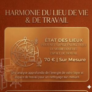 ETAT des LIEUX Nettoyage énergétique 70 € / 1h15